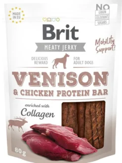 Brit Meaty Jerky Venison Protein Bar dla psa op. 80g