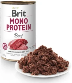 Brit Mono Protein Adult Beef Mokra Karma dla psa op. 400g Pakiet 12szt.