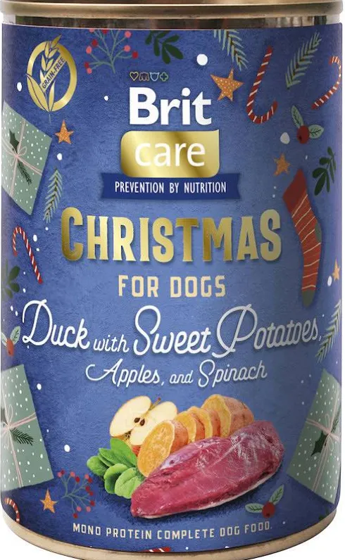 Brit Mono Protein Adult Christmas Duck Mokra Karma dla psa op. 400g