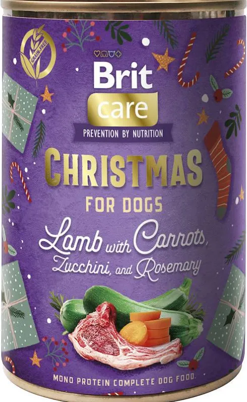Brit Mono Protein Adult Christmas Lamb Mokra Karma dla psa op. 400g