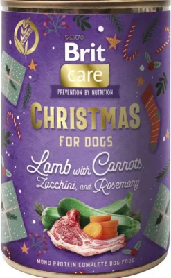 Brit Mono Protein Adult Christmas Lamb Mokra Karma dla psa op. 400g Pakiet 12szt.