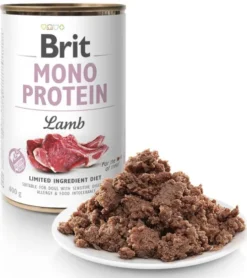 Brit Mono Protein Adult Lamb Mokra Karma dla psa op. 400g Pakiet 12szt.