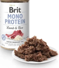 Brit Mono Protein Adult Lamb&Rice Mokra Karma dla psa op. 400g Pakiet 12szt.