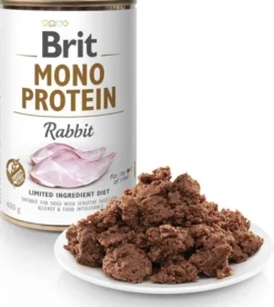 Brit Mono Protein Adult Rabbit Mokra Karma dla psa op. 400g Pakiet 12szt.