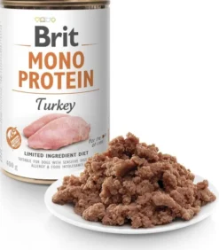 Brit Mono Protein Adult Turkey Mokra Karma dla psa op. 400g