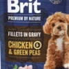 Brit Premium Adult Chicken&Green Peas Fillets in Gravy Mokra Karma dla psa op. 85g