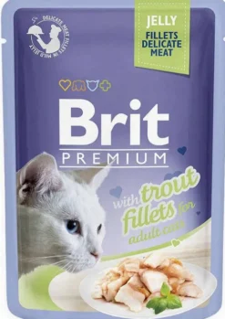 Brit Premium Adult Family Plate Fillets in jelly Mokra Karma dla kota op. 12x85g