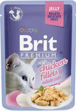 Brit Premium Adult Family Plate Fillets in jelly Mokra Karma dla kota op. 12x85g