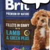 Brit Premium Adult Lamb&Green Peas Fillets in Gravy Mokra Karma dla psa op. 85g Pakiet 24szt.
