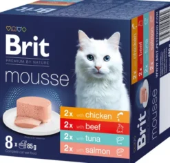 Brit Premium Adult Mousse Multipack Mokra Karma dla kota op. 8x85g