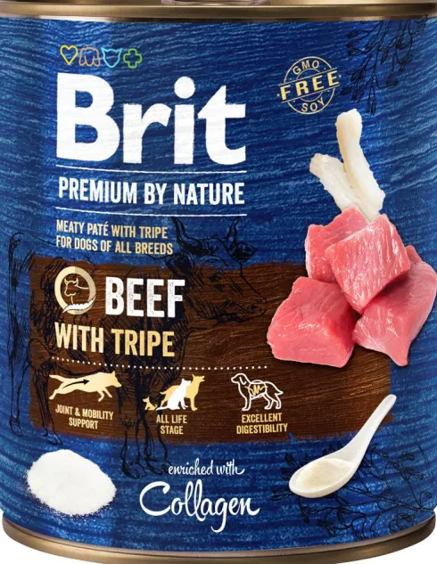 Brit Premium by Nature Beef with Tripe Mokra Karma dla psa op. 800g