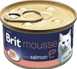 Brit Premium by Nature Cat Mousse Salmon Mokra Karma dla kota op. 85g Pakiet 12szt.
