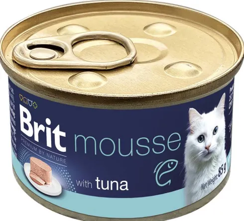 Brit Premium by Nature Cat Mousse Tuna Mokra Karma dla kota op. 85g Pakiet 12szt.