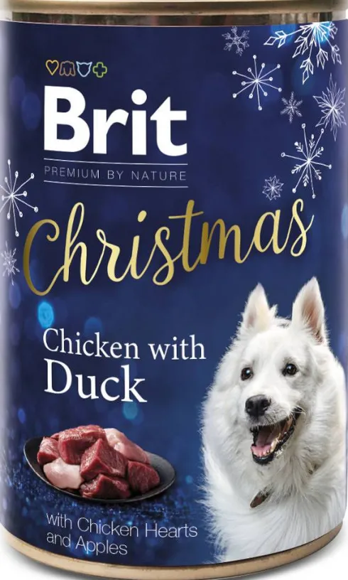 Brit Premium by Nature Christmas Adult Chicken&Duck Mokra Karma dla psa op. 400g