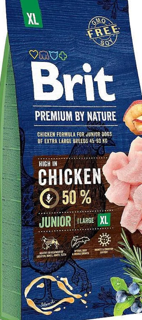 Brit Premium by Nature Junior Extra Large Sucha Karma dla szczeniaka op. 15kg