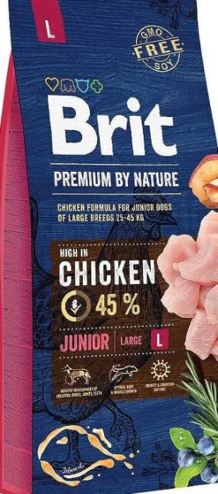 Brit Premium by Nature Junior Large Breed Sucha Karma dla szczeniaka op. 2x15kg MEGA-PAK