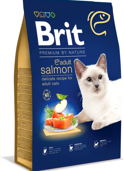 Brit Premium Cat Adult Salmon Sucha Karma dla kota op. 1.5kg
