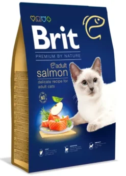 Brit Premium Cat Adult Salmon Sucha Karma dla kota op. 8kg