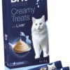 Brit Premium Creamy Treats with Liver Przysmak dla kota op. 6x15g