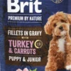 Brit Premium Junior Turkey&Carrot Fillets in Gravy Mokra Karma dla psa op. 85g