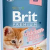 Brit Premium Kitten Chicken Fillets GRAVY Mokra Karma dla kociąt op. 85g