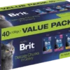 Brit Premium Value Pack Adult Cats Delicate Chunks in Gravy Mokra Karma dla kota op. 40x100g