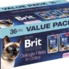 Brit Premium Value Pack Sterilised Cat Delicate Fillets in Gravy Mokra Karma dla kota op. 36x85g