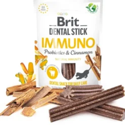 Brit Przysmak Dental Stick Immuno Probiotics&Cinnamon dla psa op. 251g