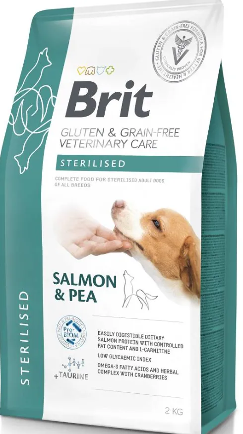 Brit Veterinary Care Sterilised Salmon&Pea Sucha Karma dla psa op. 2kg