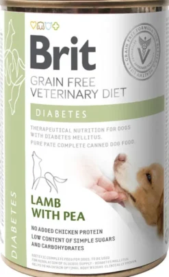 Brit Veterinary Diet Diabetes Lamb&Pea Mokra Karma dla psa op. 400g Pakiet 6szt.