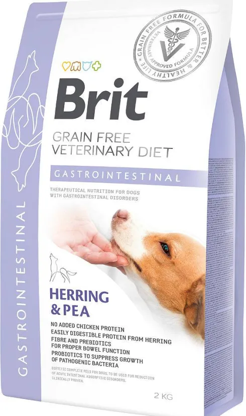 Brit Veterinary Diet Gastrointestinal Herring&Pea Sucha Karma dla psa op. 2kg
