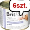 Brit Veterinary Diet Gastrointestinal Salmon Mokra Karma dla psa op. 200g Pakiet 6szt.