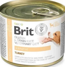 Brit Veterinary Diet Hepatic Turkey&Pea Mokra Karma dla psa op. 200g