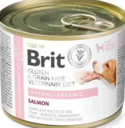 Brit Veterinary Diet Hypoallergenic Salmon Mokra Karma dla psa op. 200g Pakiet 6szt.