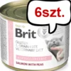 Brit Veterinary Diet Hypoallergenic Salmon&Pea Mokra Karma dla kota op. 200g Pakiet 6szt.