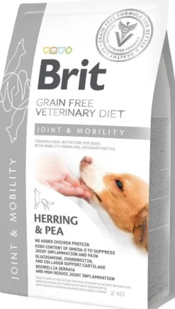 Brit Veterinary Diet Joint&Mobility Herring&Pea Sucha Karma dla psa op. 2kg