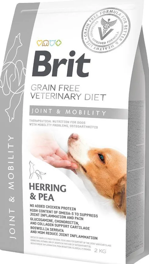 Brit Veterinary Diet Joint&Mobility Herring&Pea Sucha Karma dla psa op. 2kg