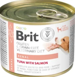 Brit Veterinary Diet Renal Tuna&Salmon&Pea Mokra Karma dla psa op. 200g