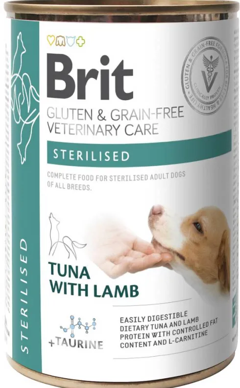 Brit Veterinary Diet Sterilised Tuna&Lamb Mokra Karma dla psa op. 400g