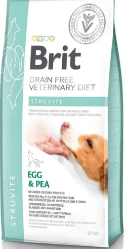 Brit Veterinary Diet Struvite Egg&Pea Sucha Karma dla psa op. 12kg