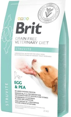 Brit Veterinary Diet Struvite Egg&Pea Sucha Karma dla psa op. 2kg