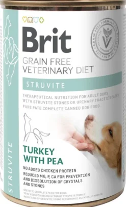 Brit Veterinary Diet Struvite Turkey&Pea Mokra Karma dla psa op. 400g