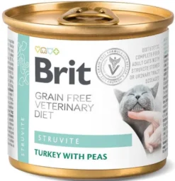 Brit Veterinary Diet Struvite Turkey&Pea Mokra Karma dla kota op. 200g