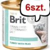 Brit Veterinary Diet Struvite Turkey&Pea Mokra Karma dla kota op. 200g Pakiet 6szt.