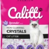 Calitti Crystal Żwirek silikonowy zapach lawenda dla kota poj. 3,8l Pakiet 8szt.
