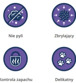 Calitti Strong Lavender Żwirek bentonitowy zapach lawenda dla kota poj. 5l Pakiet 5szt. [25l]
