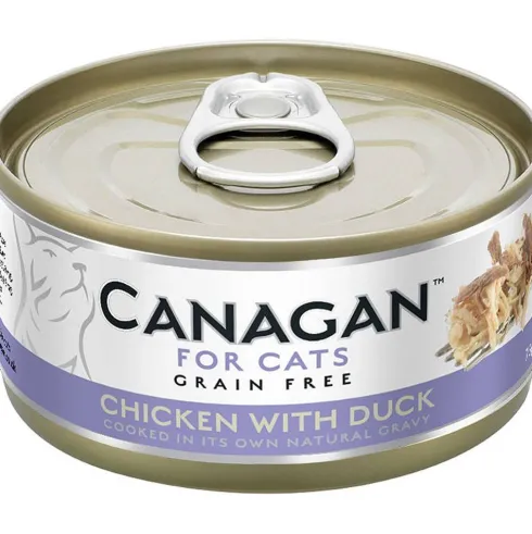 Canagan For Cats Chicken with Duck Mokra Karma dla kota op. 75g Pakiet 12szt.
