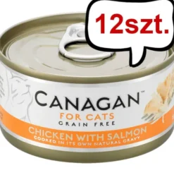 Canagan For Cats Chicken with Salmon Mokra Karma dla kota op. 75g Pakiet 12szt.
