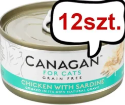 Canagan For Cats Chicken with Sardine Mokra Karma dla kota op. 75g Pakiet 12szt.