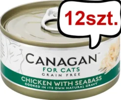 Canagan For Cats Chicken with Seabass Mokra Karma dla kota op. 75g Pakiet 12szt.